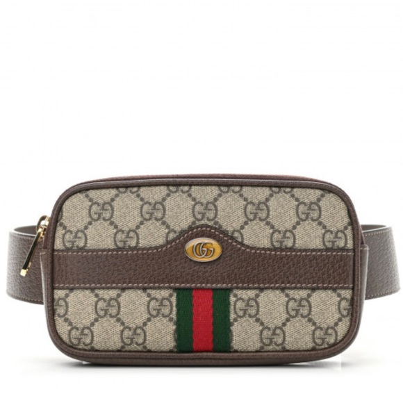 *NEW* Gucci Ophidia Brown Gg Supreme Belt Bag - Picture 6 of 9